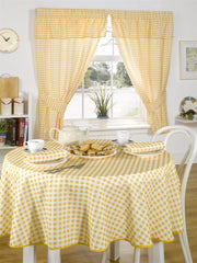 Molly Kitchen Curtain Set Lemon