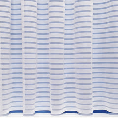 Paris Horizontal Stripe White Net Curtain