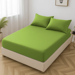 Microfibre Flat Bed Sheet (Lime)