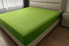 Microfibre Flat Bed Sheet (Lime)