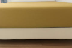 Microfibre Flat Bed Sheet (Ochre)