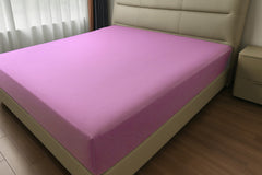 Microfibre Flat Bed Sheet (Pink)