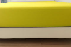 Microfibre Flat Bed Sheet (Yellow)