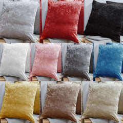 Crushed Velvet Cushion Covers 18 x 18"