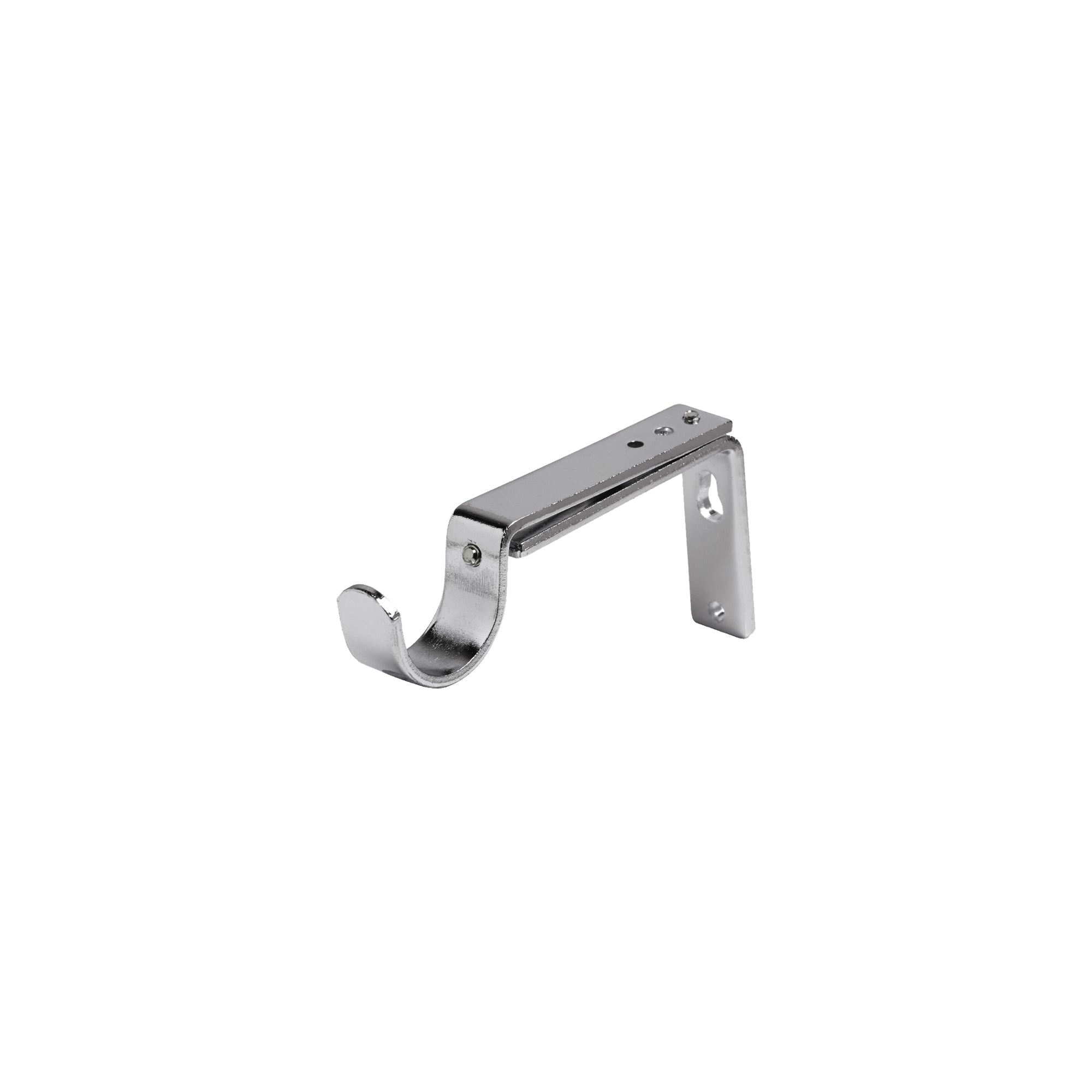 Pristine Extendable Curtain Ball Pole 25-28mm Diameter (Chrome, 120-210cm Length)