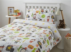 Cowboys And Indians Duvet Cover
