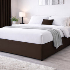 Elasticated Divan Bed Valance (Chocolate)