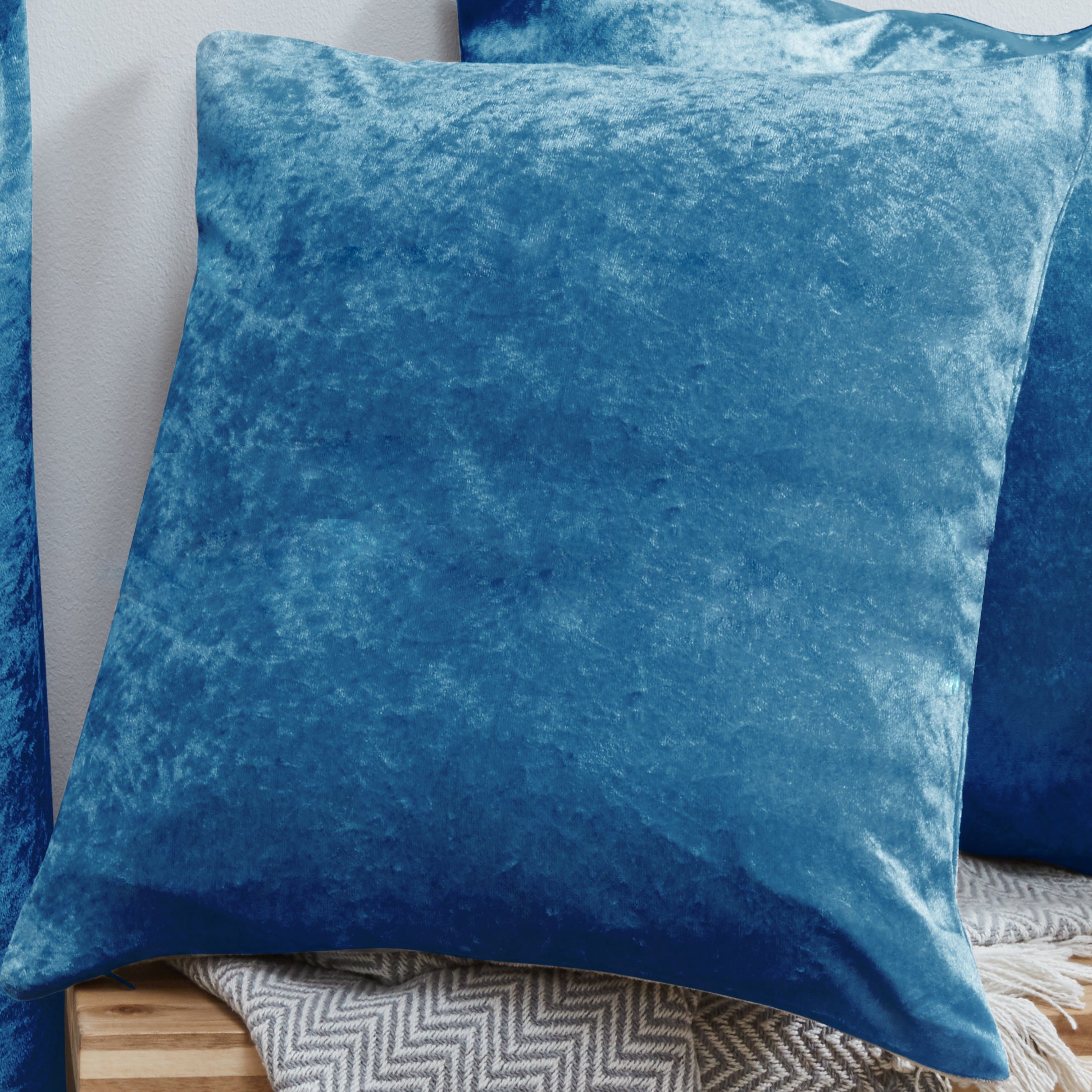 Crushed Velvet Cushion Covers 18 x 18"