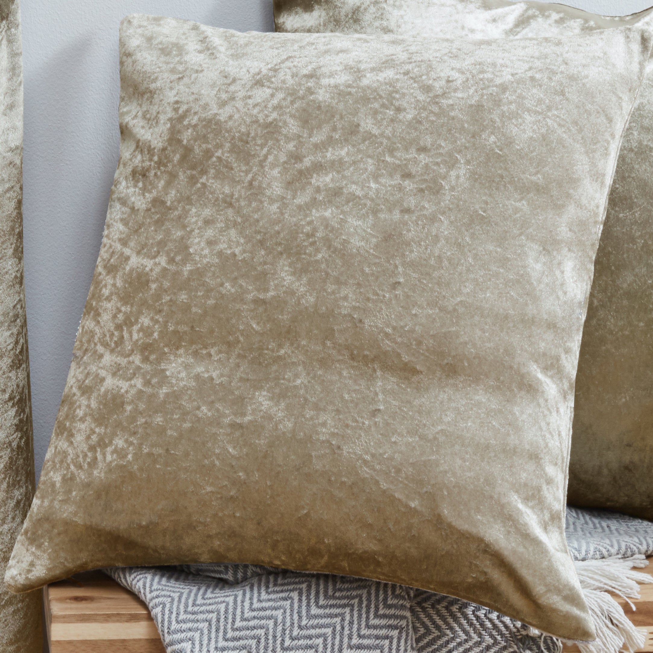 Crushed Velvet Cushion Covers 18 x 18"