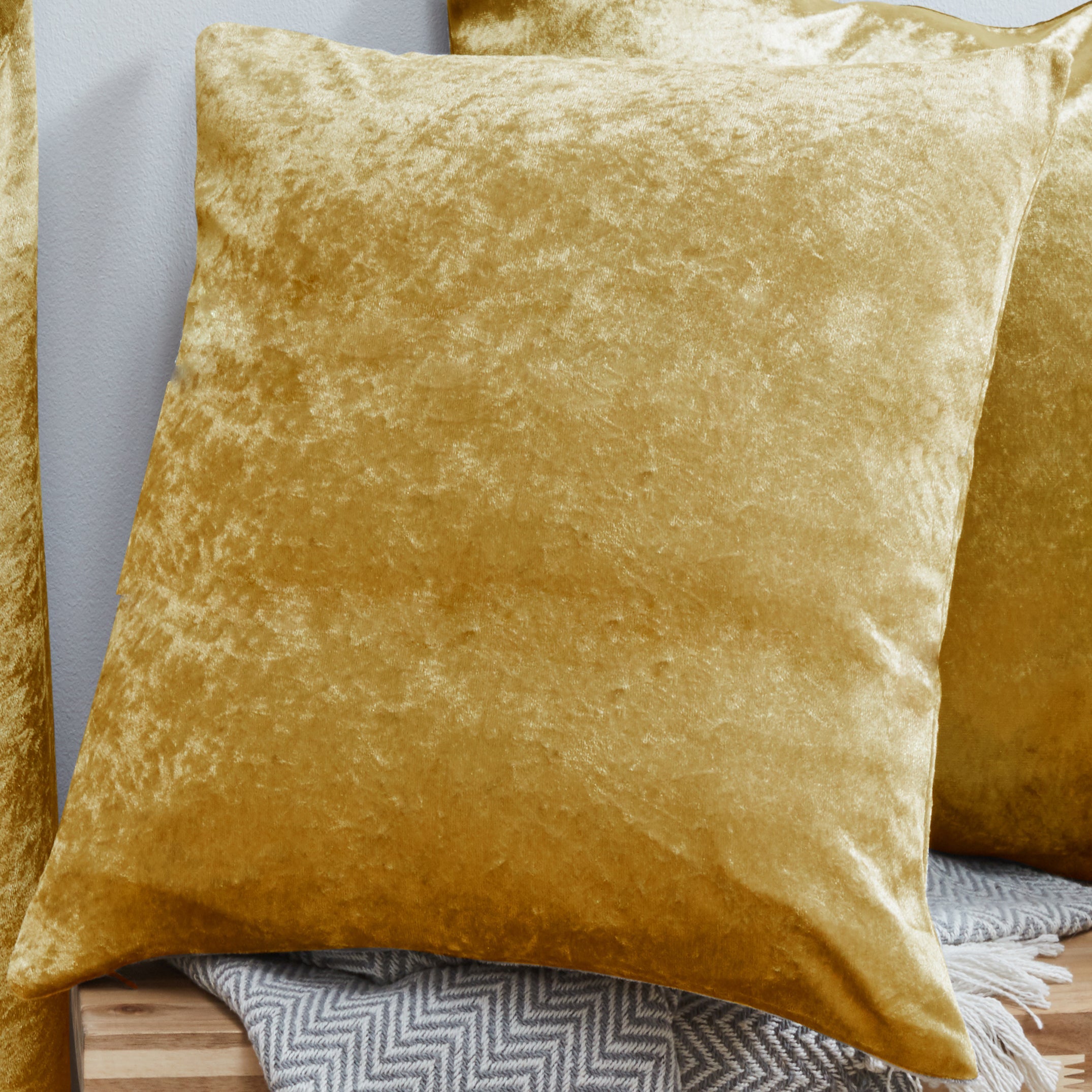 Crushed Velvet Cushion Covers 18 x 18"