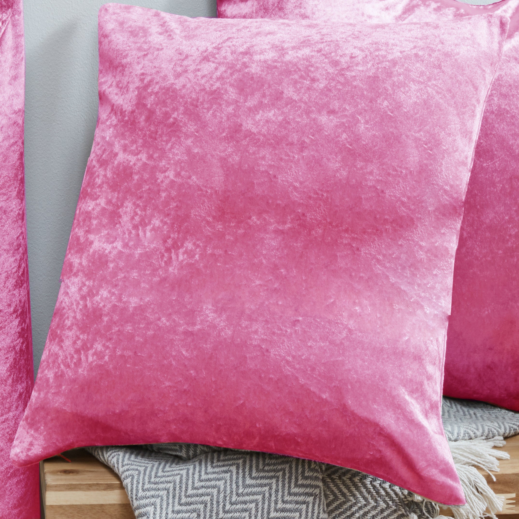 Crushed Velvet Cushion Covers 18 x 18"