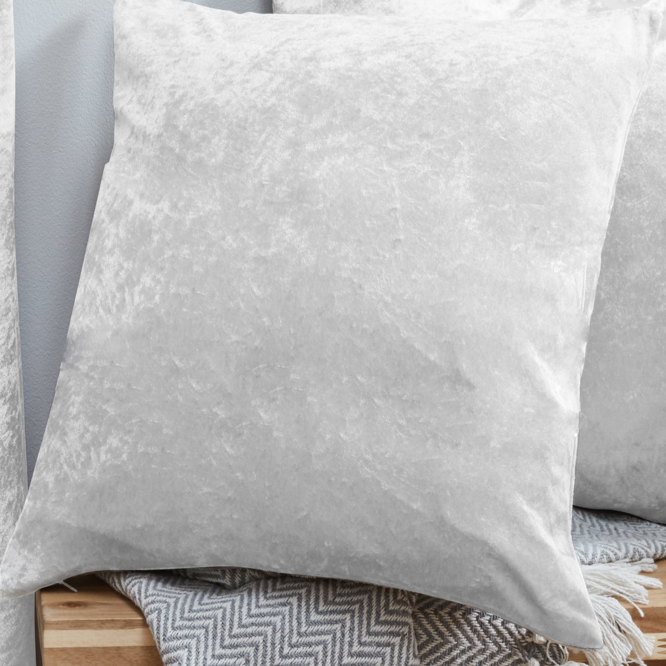 Crushed Velvet Cushion Covers 18 x 18"