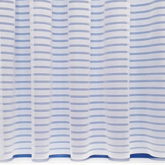 Paris Horizontal Stripe White Net Curtain