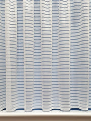 Paris Horizontal Stripe White Net Curtain