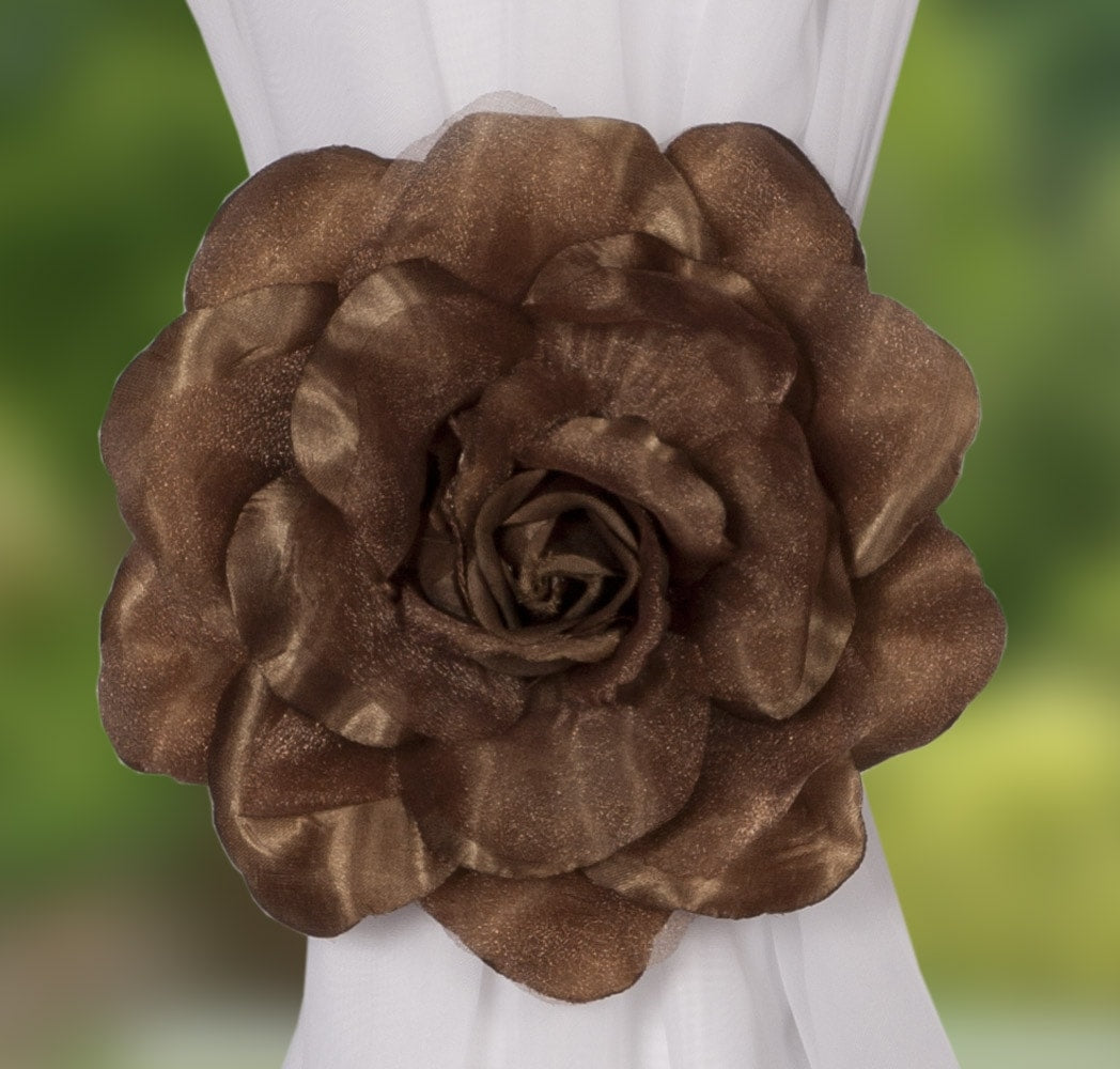 Flower Tie Back Mocha