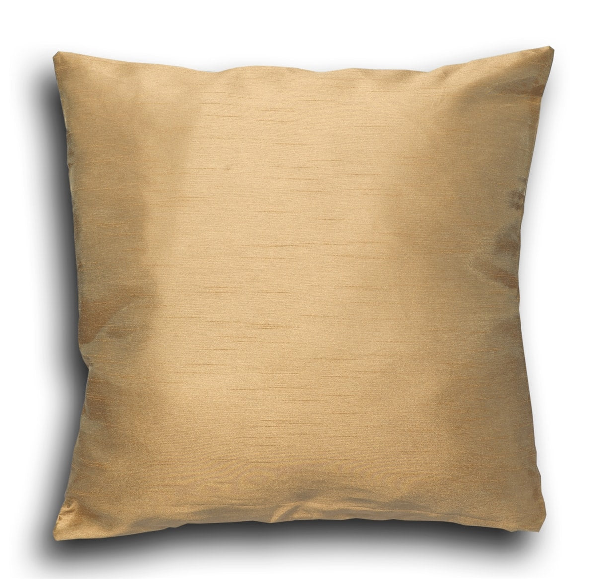 Faux Silk Pencil Pleat Fully Lined Curtains (Latte)