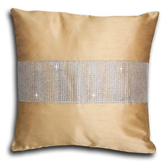Faux Silk Pencil Pleat Fully Lined Curtains (Latte)