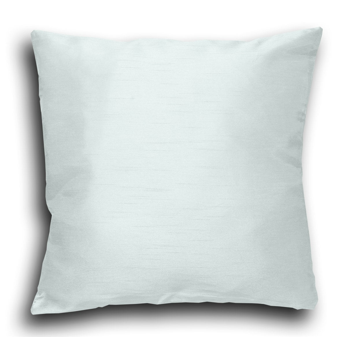 Faux Silk Pencil Pleat Fully Lined Curtains (White)