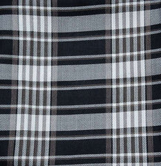 Isla Fully Lined Black Tartan Checked Ready Made Eyelet curtains
