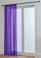 Lucy Slot Top Voile Panel (Aubergine)