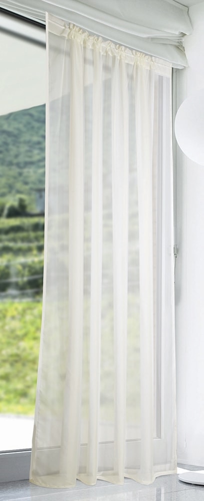 Lucy Slot Top Voile Panel (Cream)