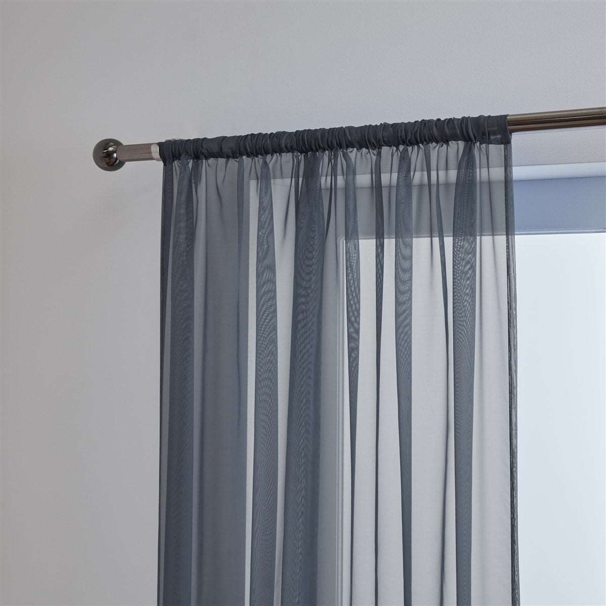Lucy Slot Top Voile Panel (Dark Grey)