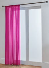 Lucy Slot Top Voile Panel (Fuchsia)