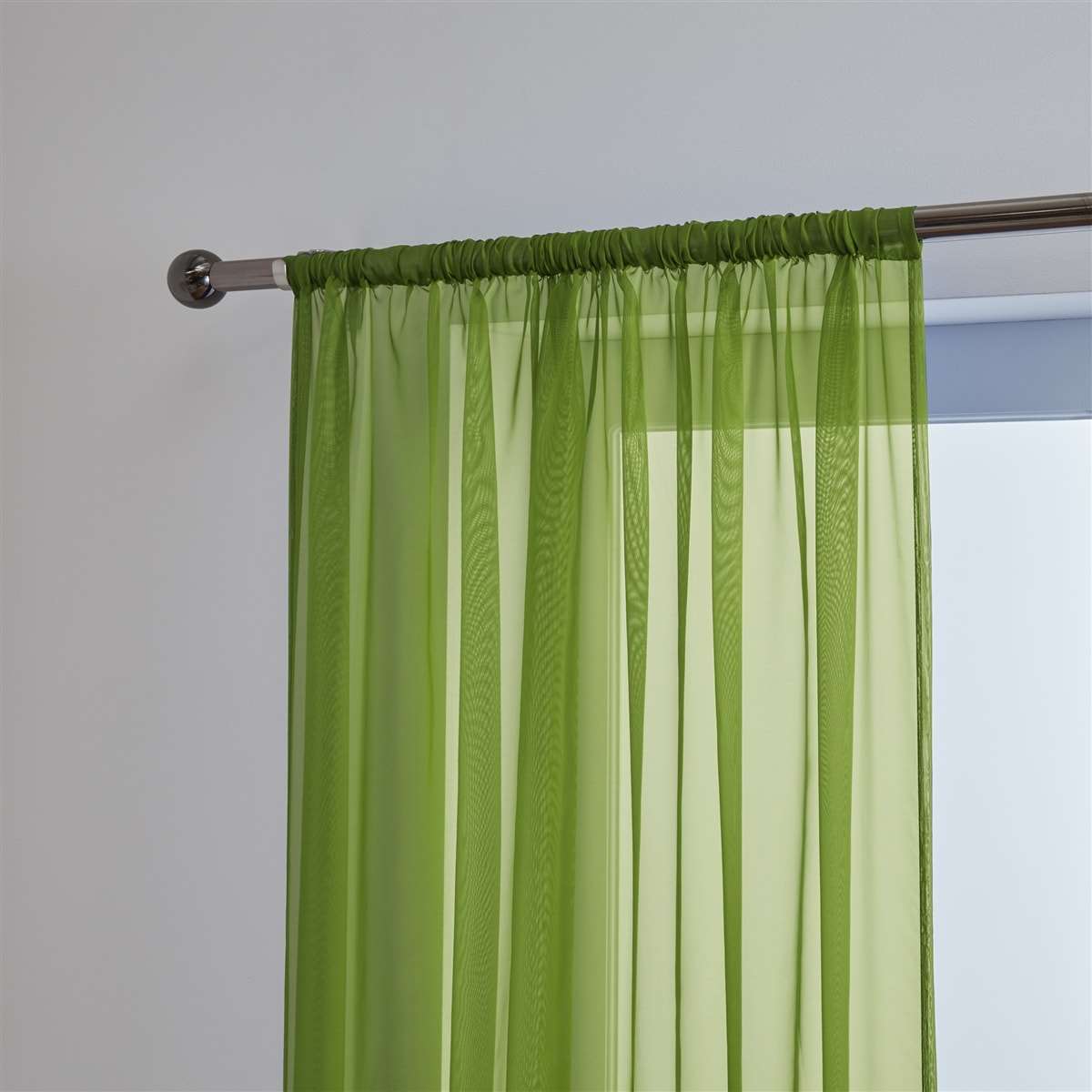 Lucy Slot Top Voile Panel (Lime Green)