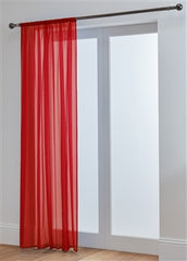 Lucy Slot Top Voile Panel (Red)