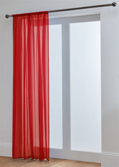 Lucy Slot Top Voile Panel (Red)