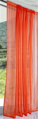 Lucy Slot Top Voile Panel (Pastel Red)