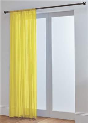 Lucy Slot Top Voile Panel (Yellow)