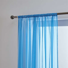 Lucy Pair Slot Top Voile Panels (Blue)