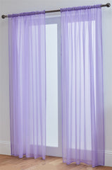 Lucy Pair Slot Top Voile Panels (Lilac)