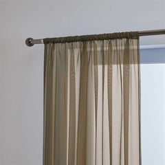 Lucy Pair Slot Top Voile Panels (Mocha)
