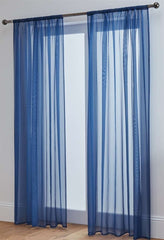 Lucy Pair Slot Top Voile Panels (Navy)