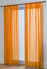 Lucy Pair Slot Top Voile Panels (Orange)