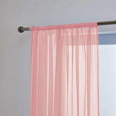 Lucy Pair Slot Top Voile Panels (Pink)