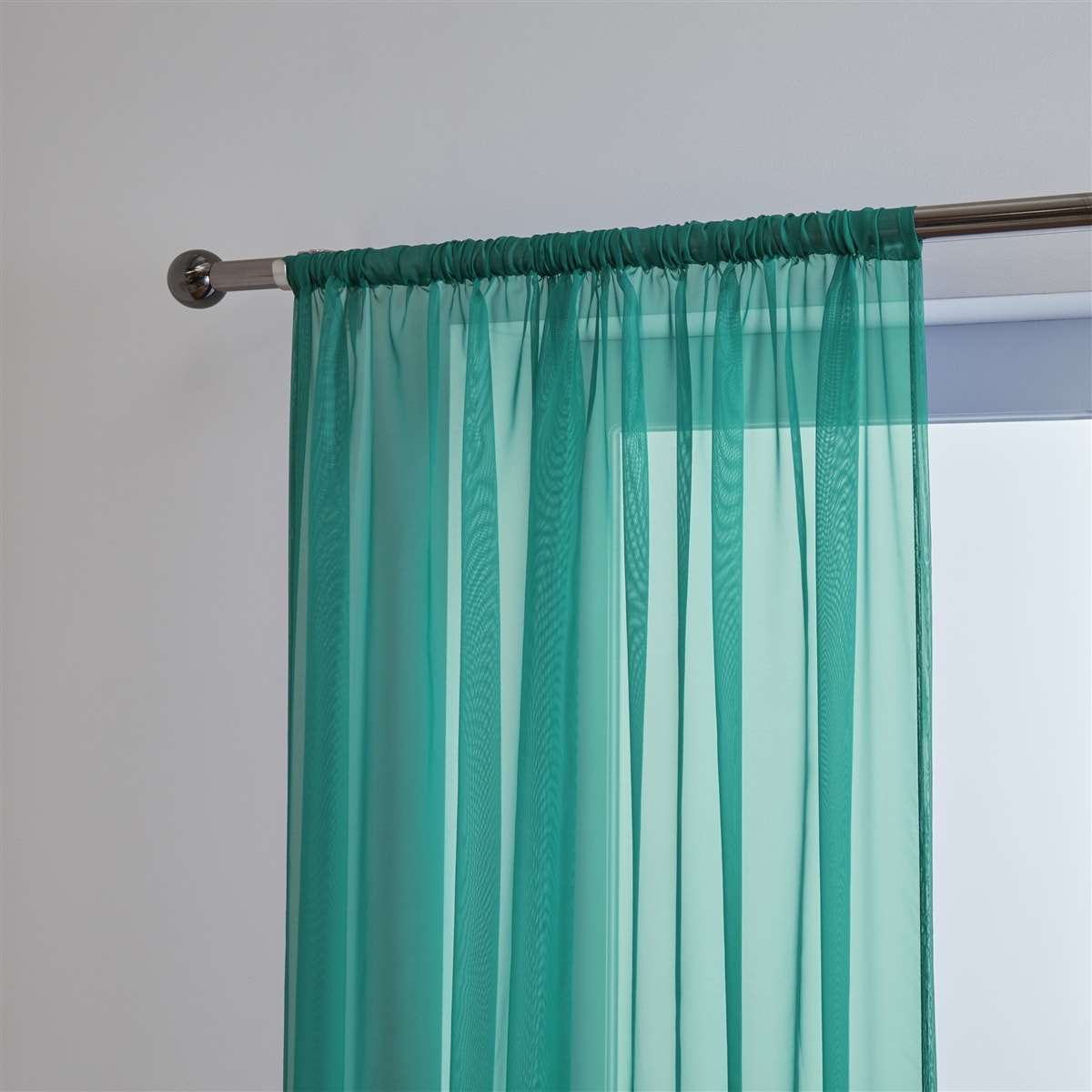 Lucy Pair Slot Top Voile Panels (Teal)