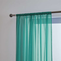 Lucy Pair Slot Top Voile Panels (Teal)