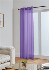 Lucy Eyelet Ring Top Voile Panel (Lilac)