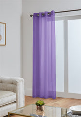 Lucy Eyelet Ring Top Voile Panel (Lilac)