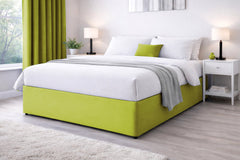 Elasticated Divan Bed Valance (Lime)