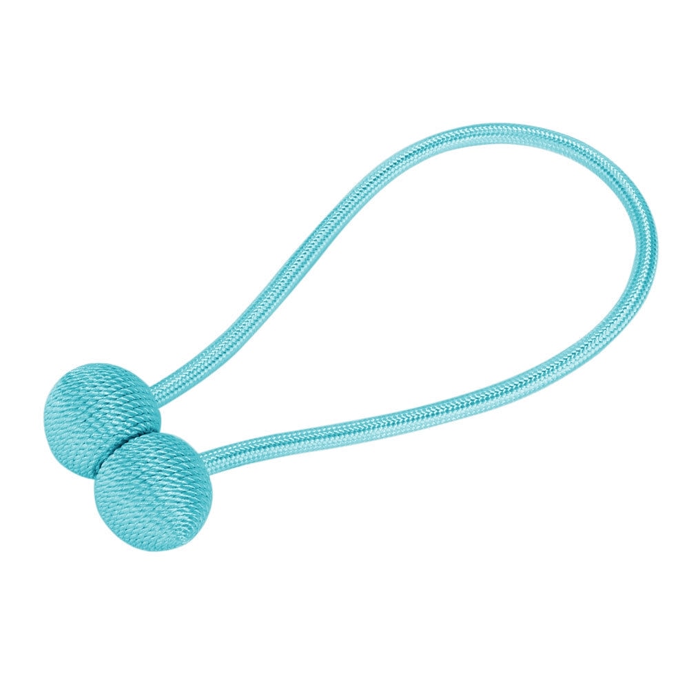 Magnetic Ball Curtain Tie Back (Aqua)