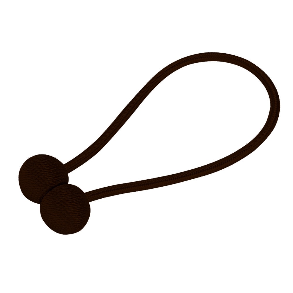 Magnetic Ball Curtain Tie Back (Chocolate)