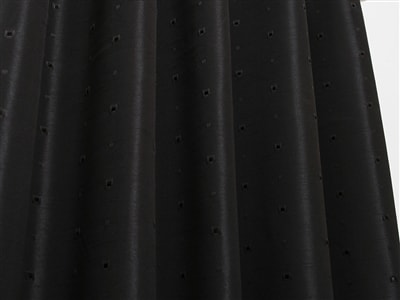 Mayfair Pencil Pleat Lined Curtains (Black)