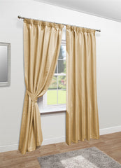 Mayfair Pencil Pleat Lined Curtains (Cream)