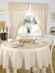 Molly Kitchen Curtain Set Beige