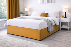 Elasticated Divan Bed Valance (Ochre)