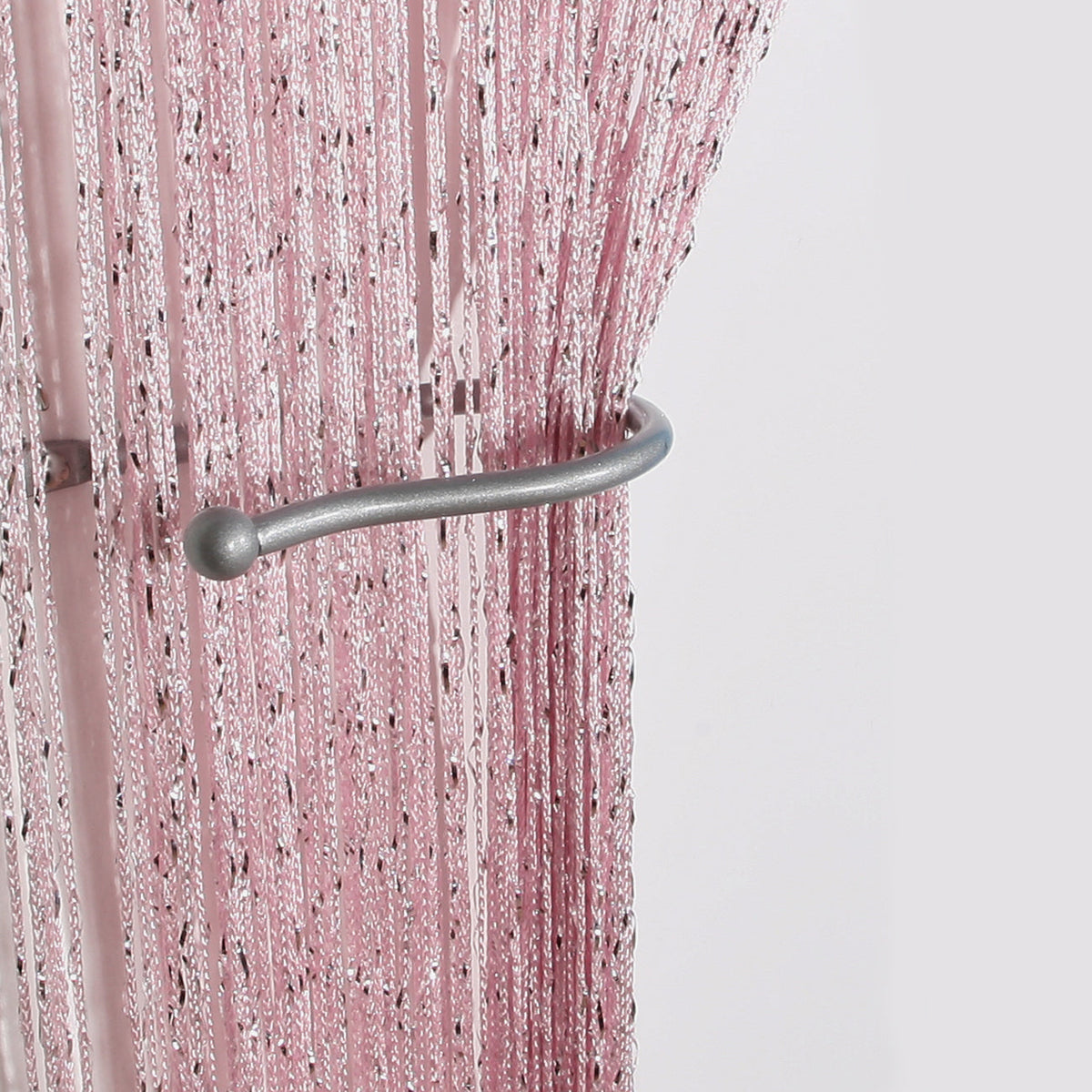Jazz Large Size Glitter String Curtain Panel Pink (3m Wide x 3m Drop)